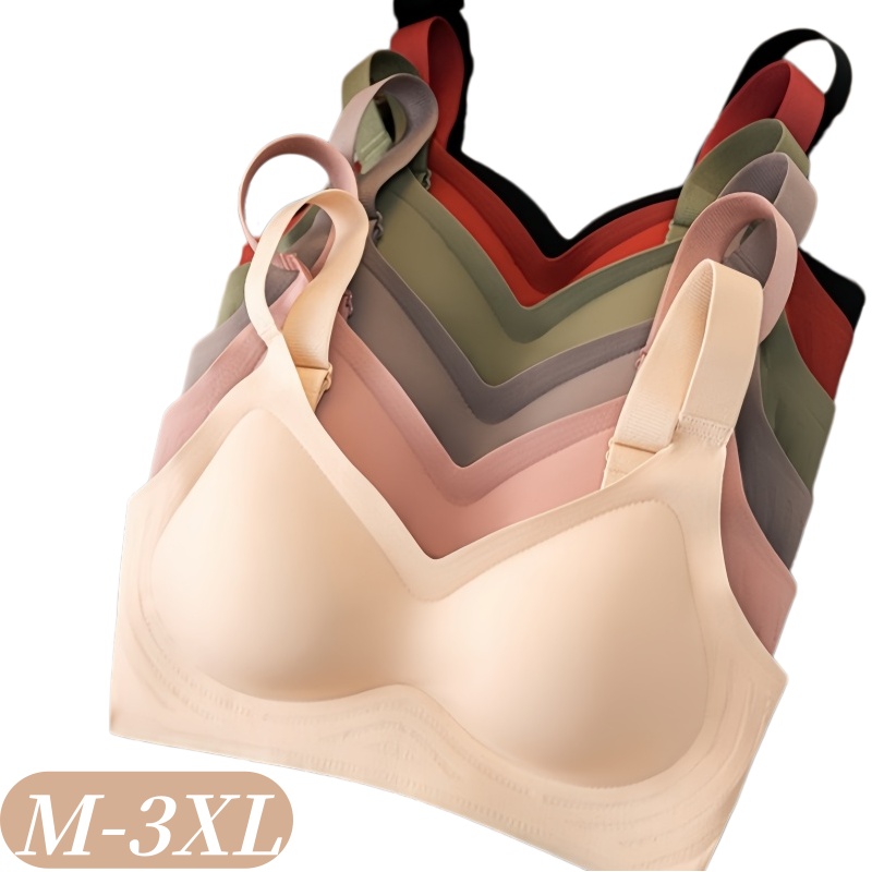 Mastectomy Bra Pocket - Seamless Bras For Women Padded Push-up