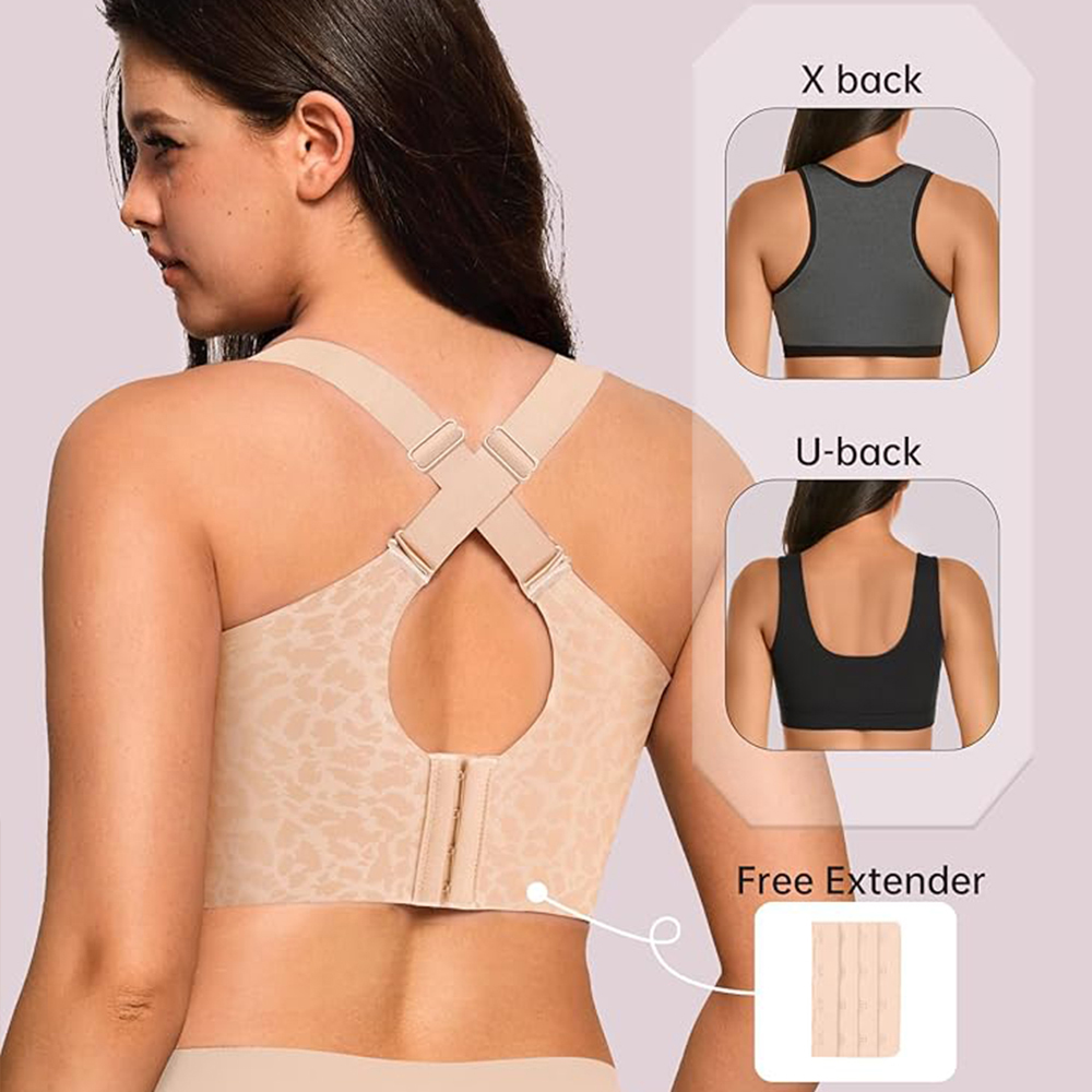 Leopard Print Seamless Jelly B - Mastectomy Bra Pocket ulasan dan harga