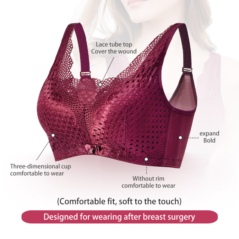 Women's Mastectomy Post-Surger - Mastectomy Bra Pocket ulasan dan harga