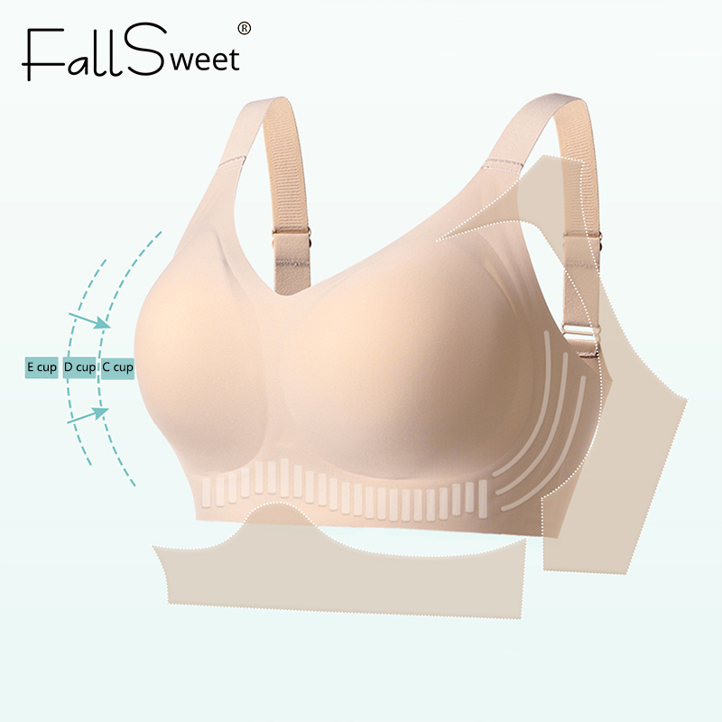 FallSweet Women Push-Up Seamle - Mastectomy Bra Pocket ulasan dan harga