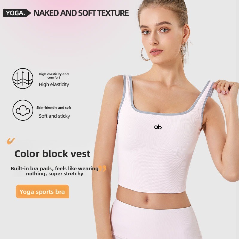 Women Summer Ribbed Yoga Tank  - Minimizer Bra Women ulasan dan harga